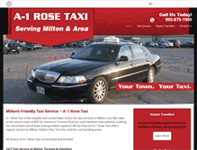 Tablet Screenshot of miltona1rosetaxi.com